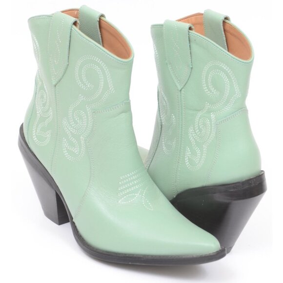Dingo Women Size 11 Pretty N' Prissy Mint Leather Western Cowboy Boot NEW - Picture 11 of 12